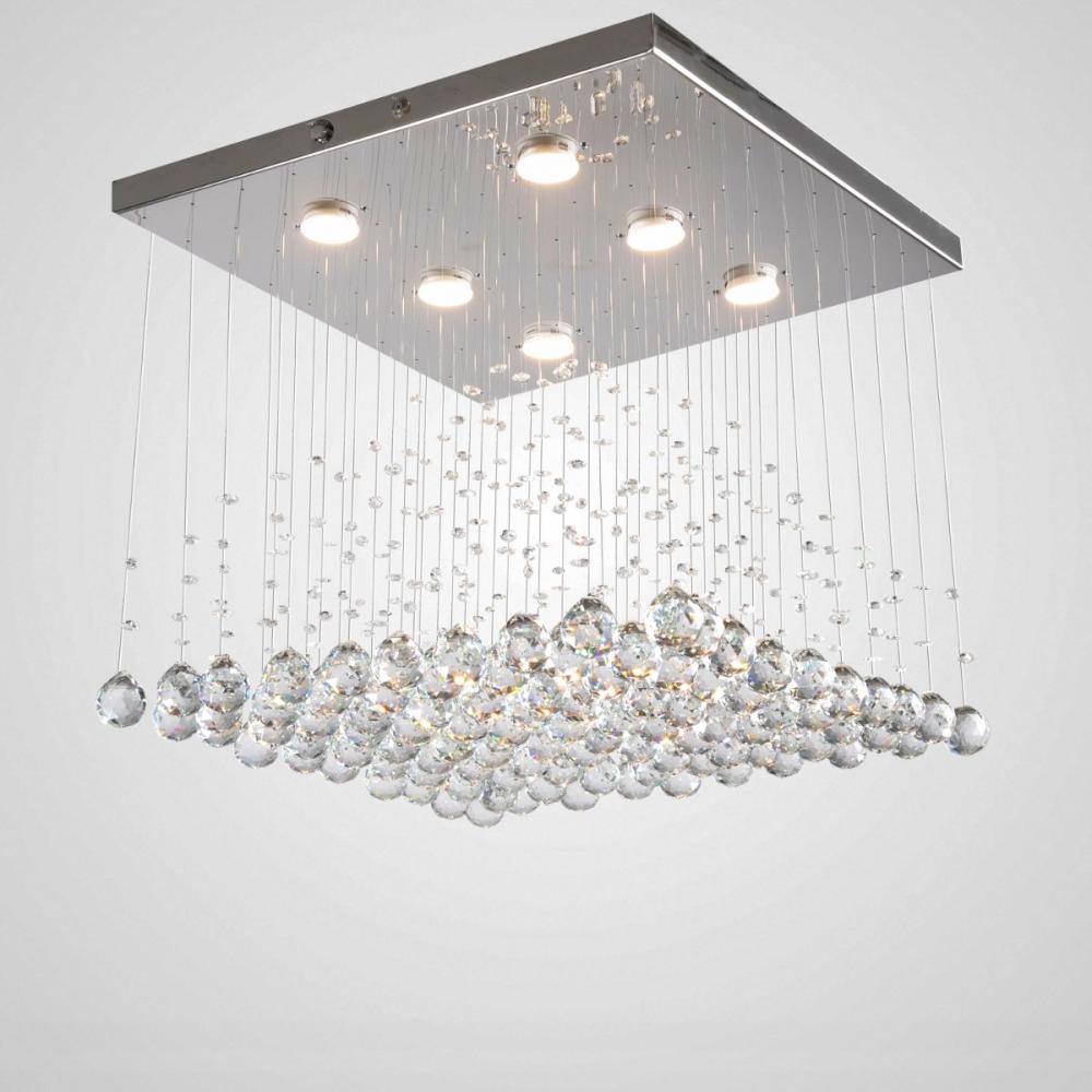 Twix 5 Lights Chrome Chandelier