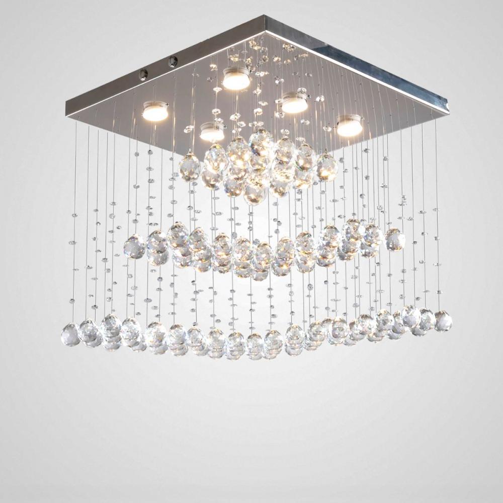 Twix 6 Lights Chrome Chandelier