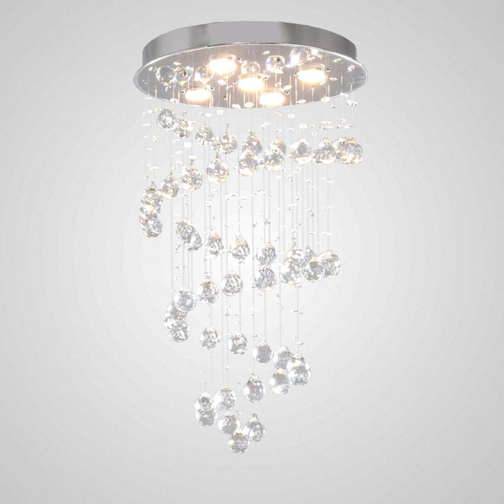 Loli 5 Lights Chrome Chandelier