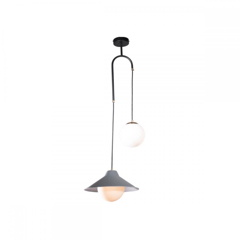 Rima 2 Lights Black Pendant