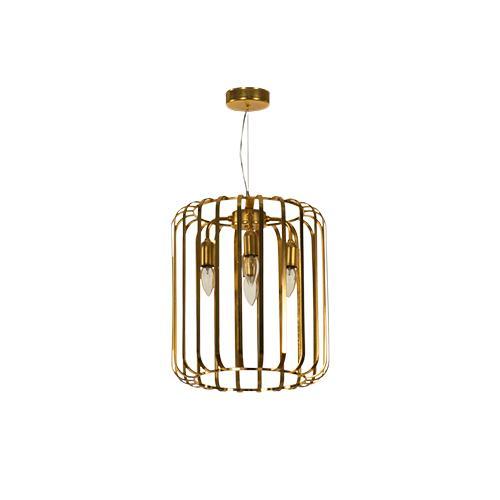 Gold Ceiling Lamp 4 Bulb - Tiara by Asfour