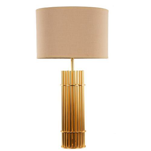 Gold Table Lamp - Tiara by Asfour