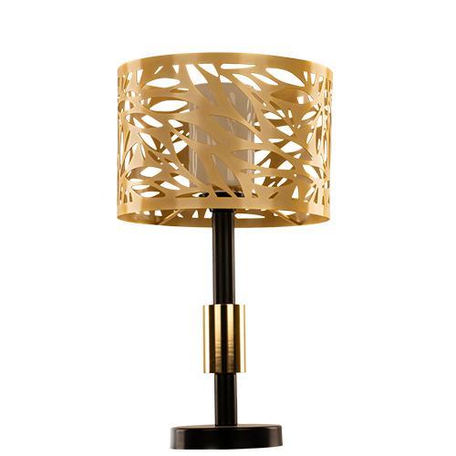Table Lamp Gold & black - Tiara by Asfour