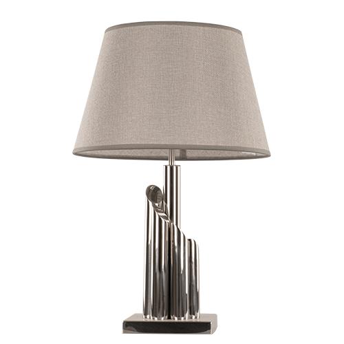 Silver Table Lamp - Tiara by Asfour
