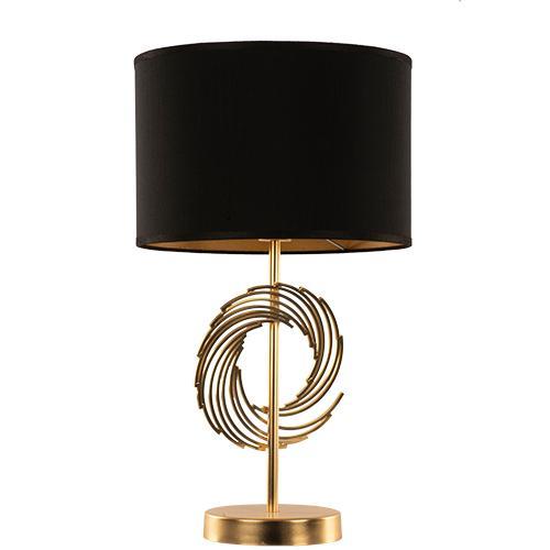 Table Lamp black & Gold - Tiara by Asfour