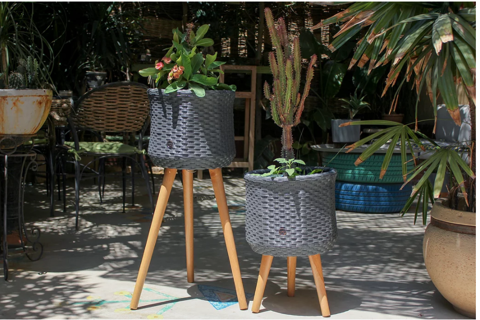 30cm rattan pot + 55cm stand