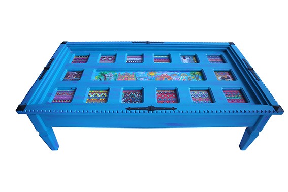Hand painted coffee table