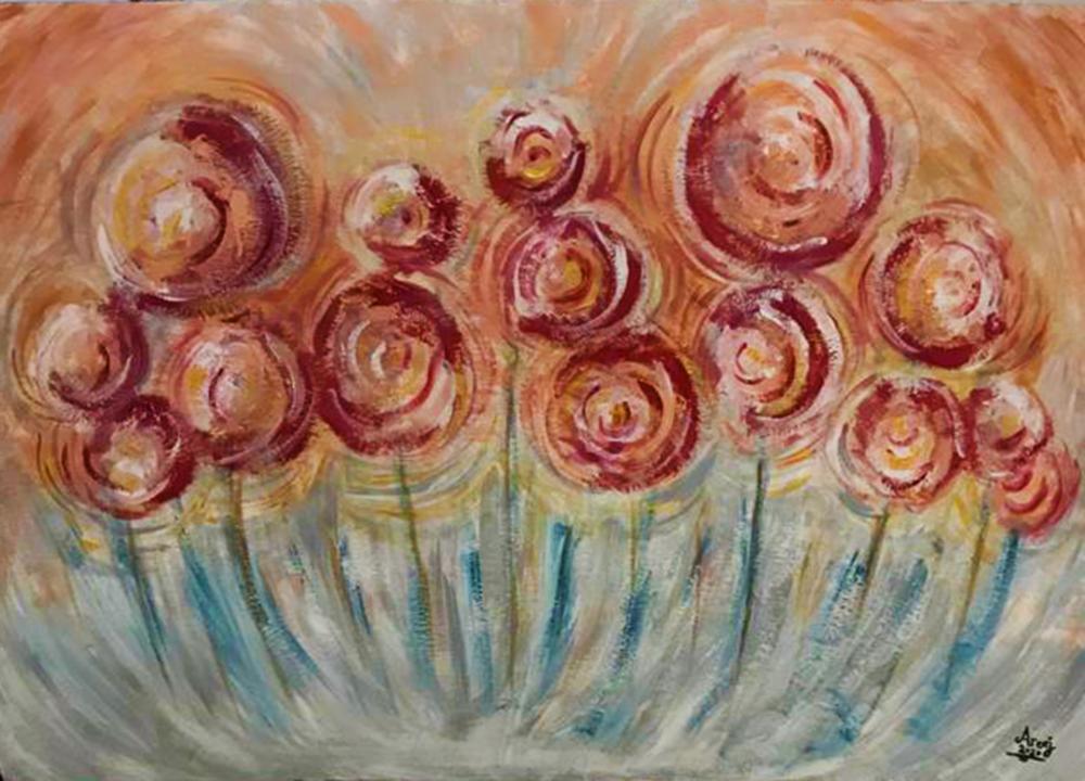 Abstract Roses