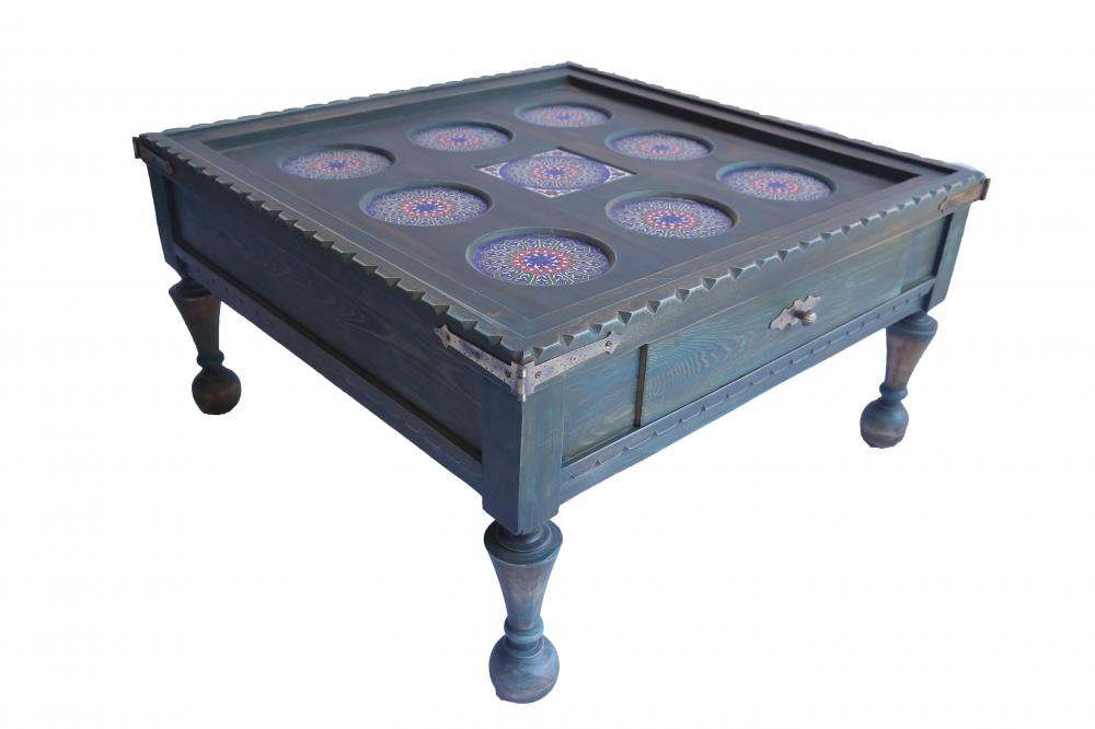 Ceramic Islamic Square Table