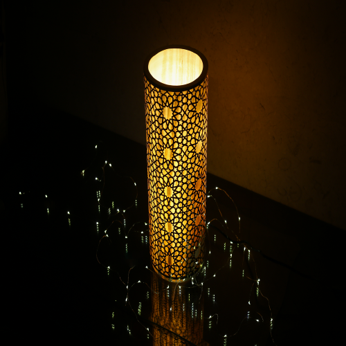 Geometric light unit - gold plated