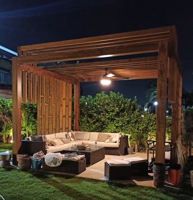 Straight Pergola