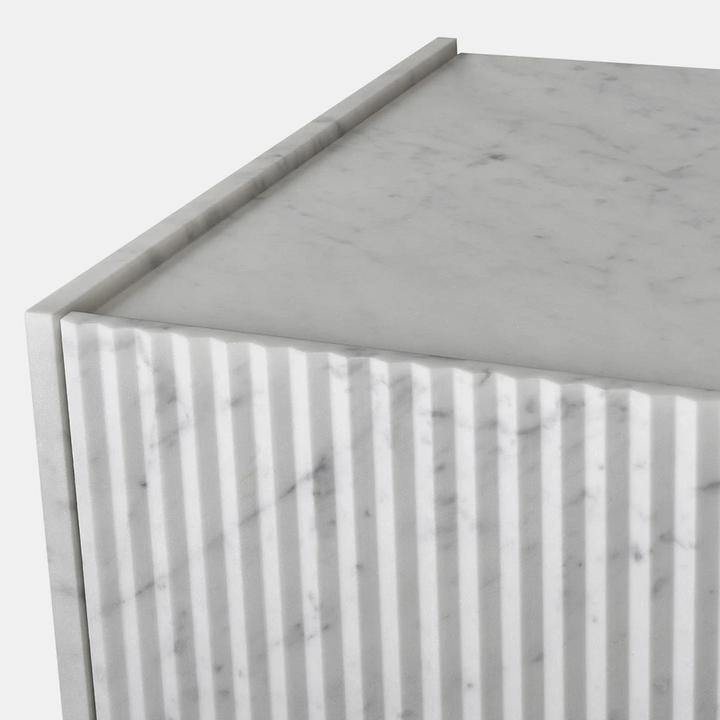 Pliss marble cabinet