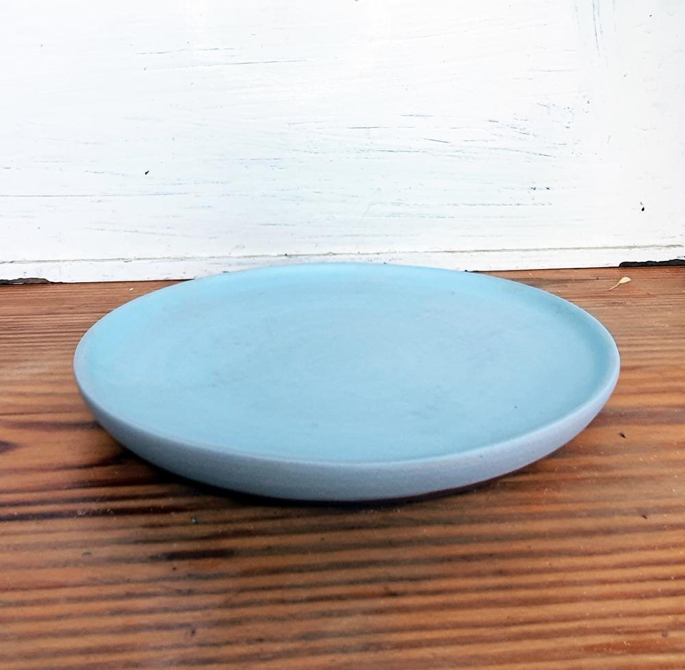 Sky-Blue / Earthy Beige Saucer plate