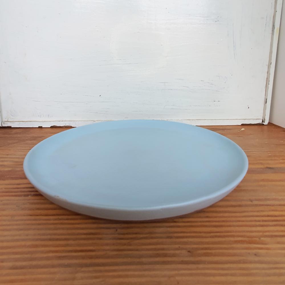 Sky-Blue/Earthy-Beige main course plate