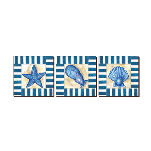 3 Piece Chalet Decor Wall Art Photo Block