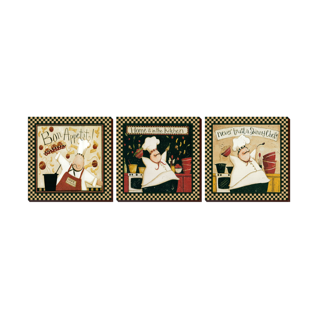 2 Piece Chef Wall Art Photo Block