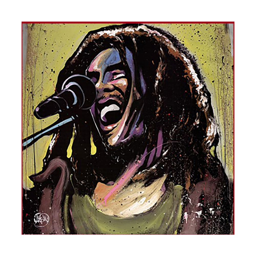 Bob Marley Wall Art Photo Block