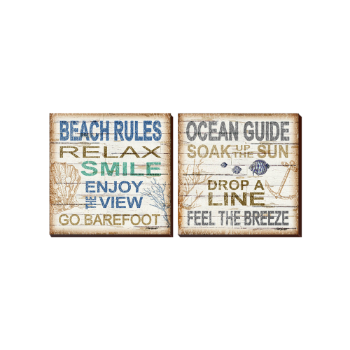 2 Piece Chalet, Décor Wall Art Photo Block