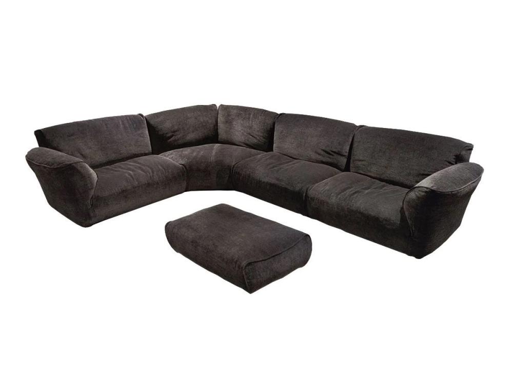 Grande L.shape Sofa + Pouf