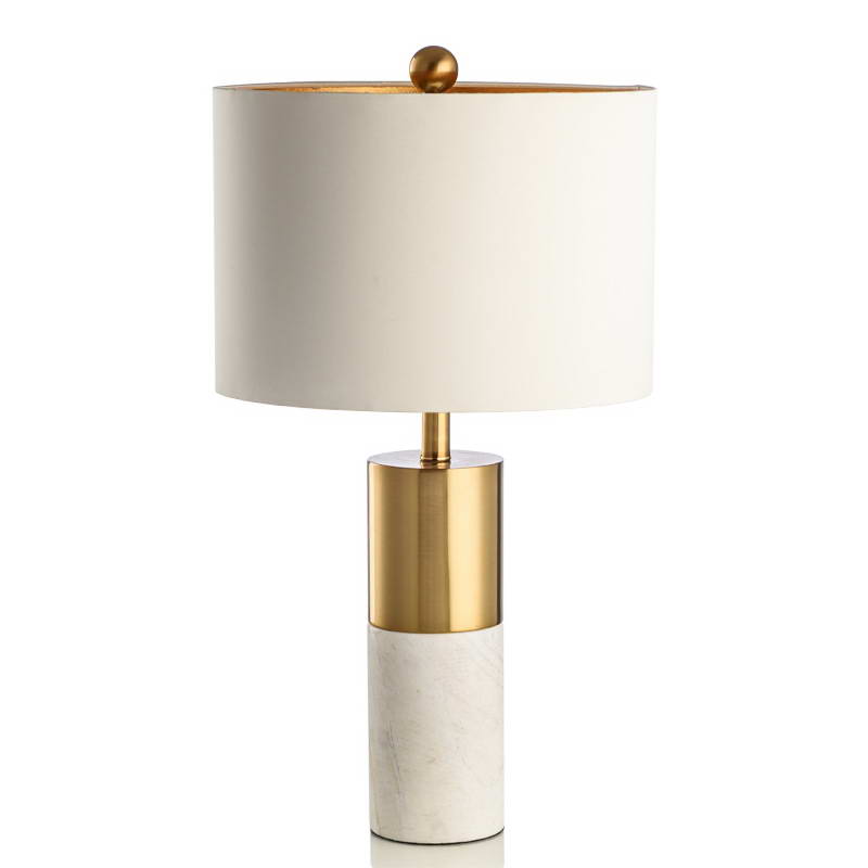 Creative Table Lamp, Bronze X White