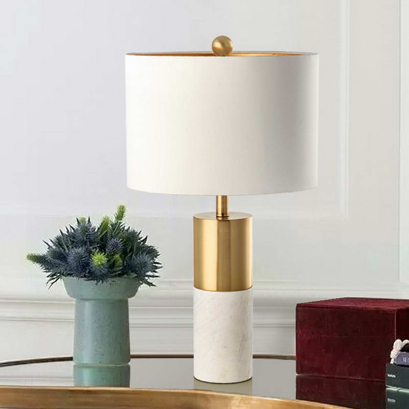 Creative Table Lamp, Bronze X White