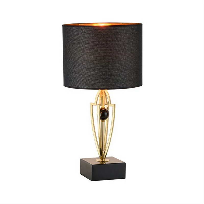 Table Lamp with Black shade