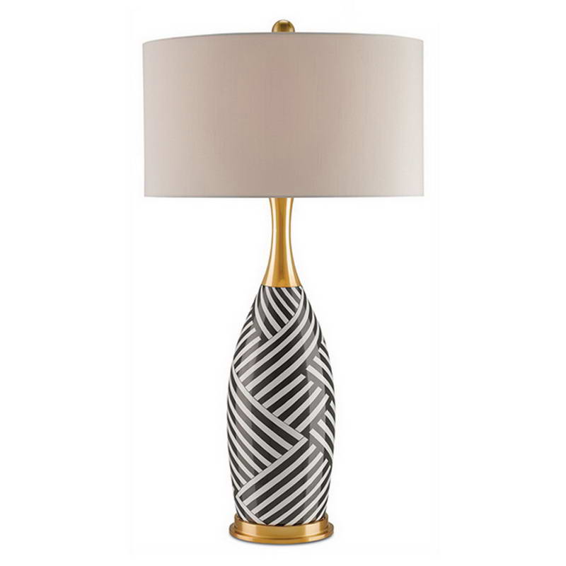 Creative Table Lamp With Black Marble