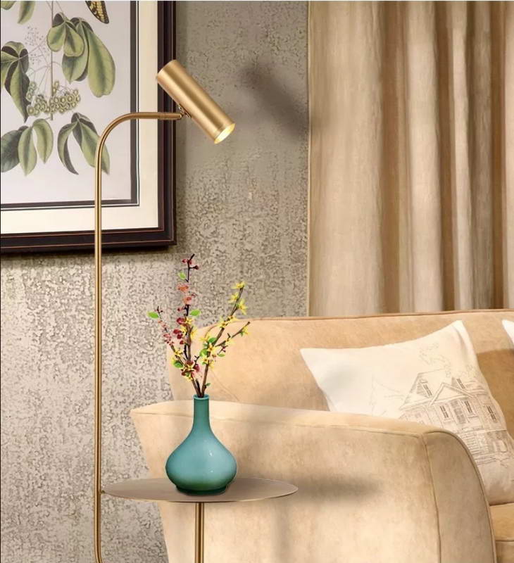 Modern Floor Lamp with Table