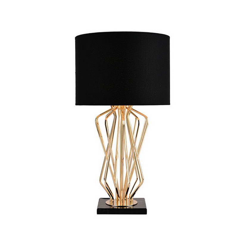 Decorative Table Lamp with Black shade