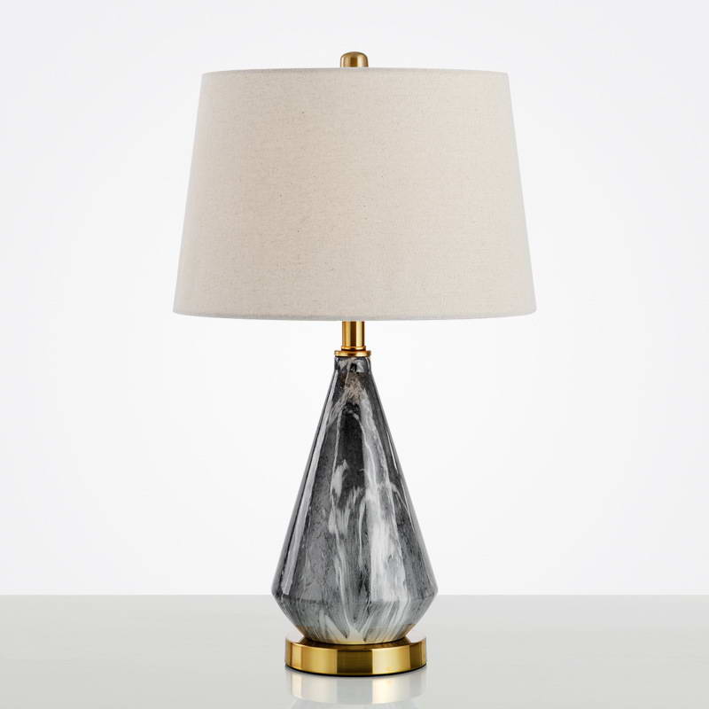 Creative Table Lamp With Grey Marble