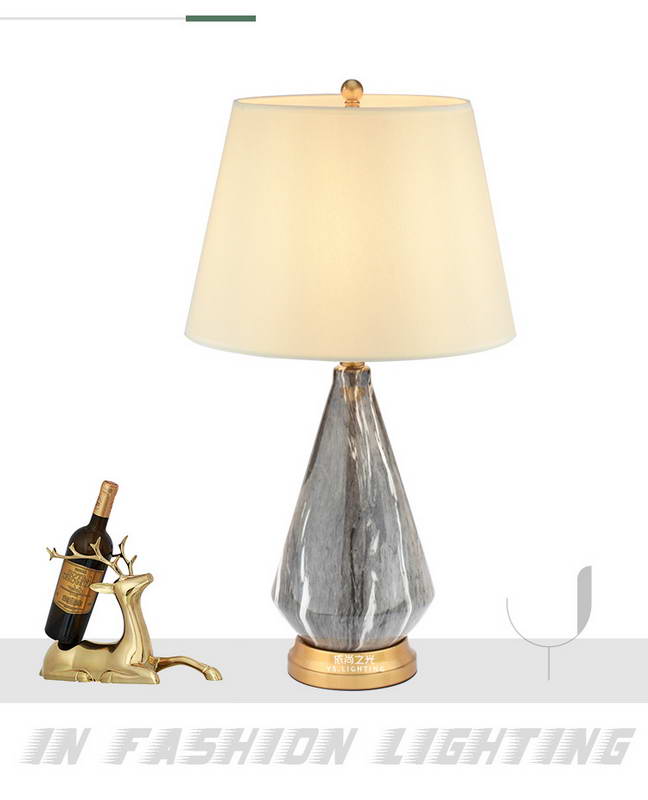 Creative Table Lamp With Grey Marble