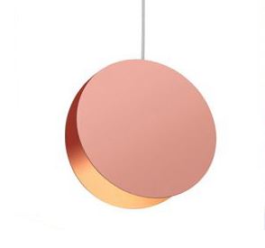 Circular LED pendant lamp 20CM- Pink