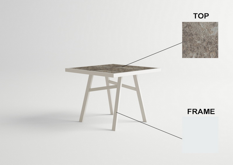 TABLE PULVIS DINING SQUARE