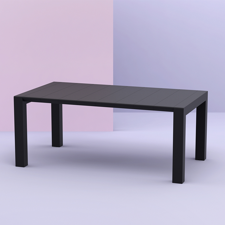 Vegas An extendable rectangular Table 180/220 Black