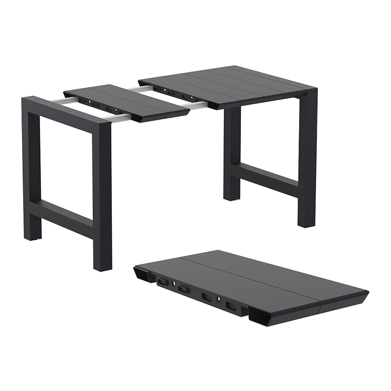 Vegas, Extendible Bar Table- Black