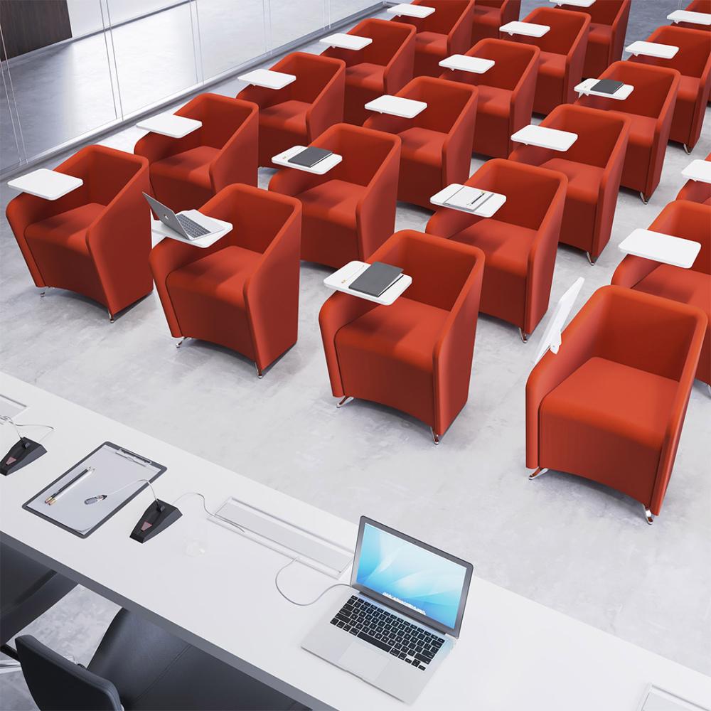 Attiva armchair with writing pad