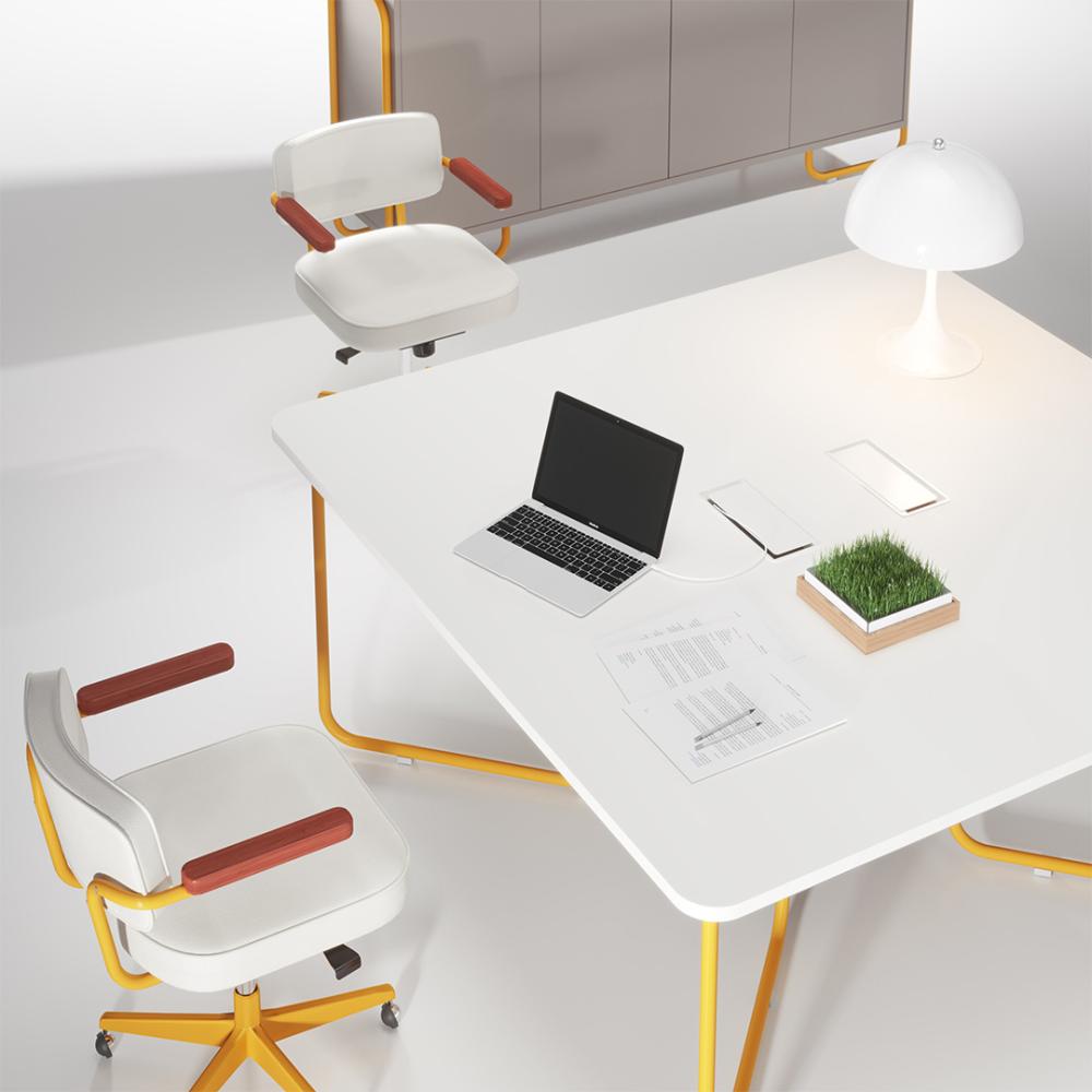 Retro meeting table