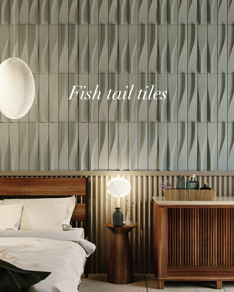 Fish tail tiles
