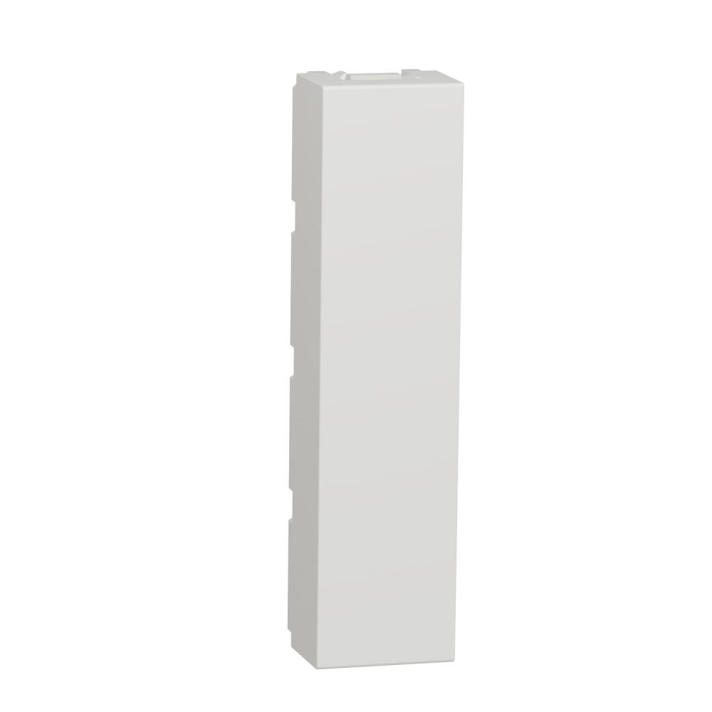 New Unica - 2 x blind cover - 1/2 module - white