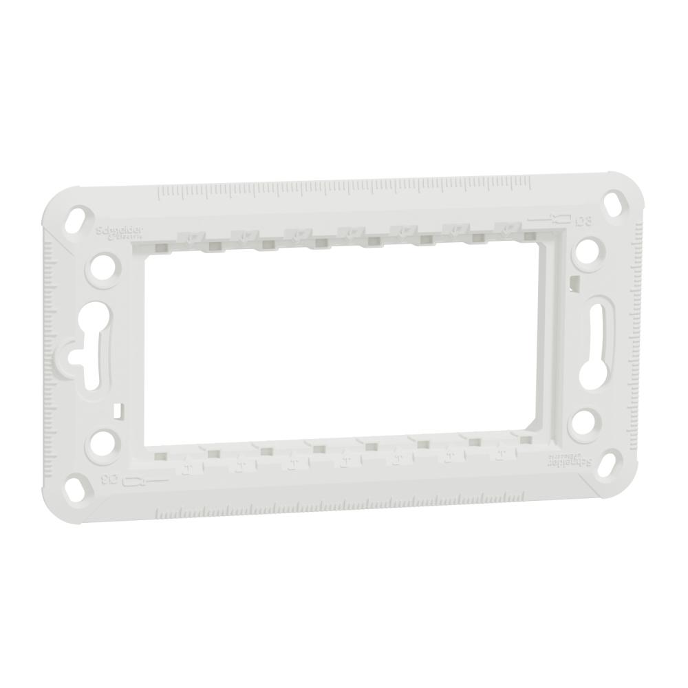 Rectangular fixing frame, New Unica, 4 module, 1 gang