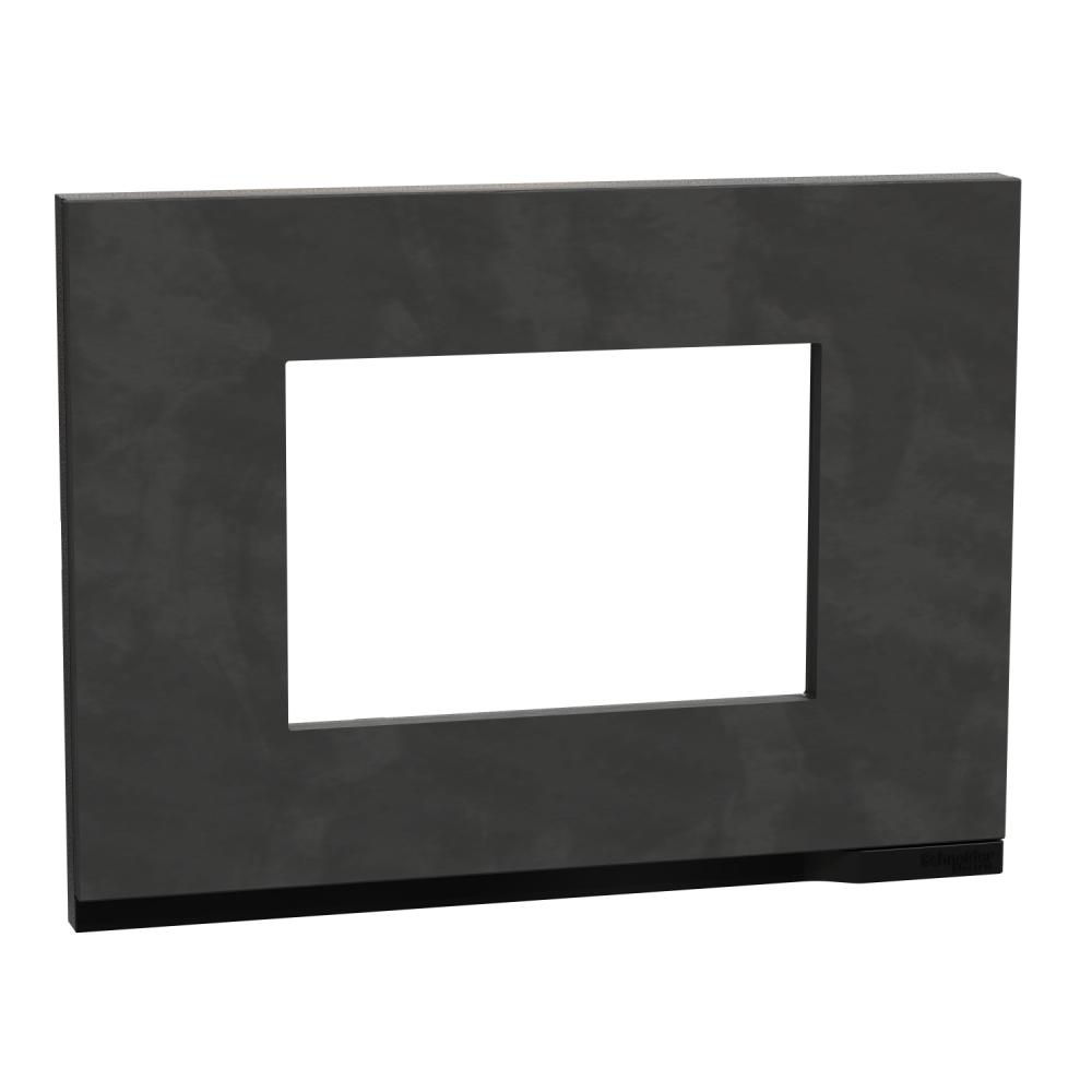 Cover frame, Unica Pure, 1 gang, slate