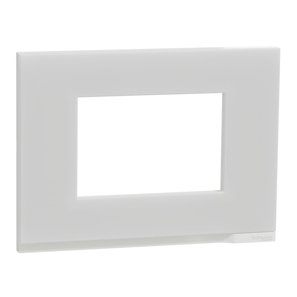 Cover frame, Unica Pure, 1 gang, white