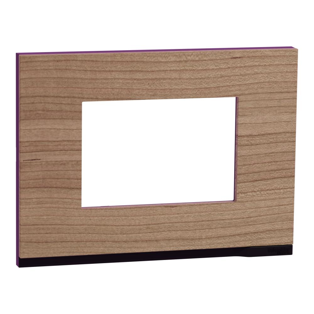 Cover frame, Unica Pure, 1 gang, oak