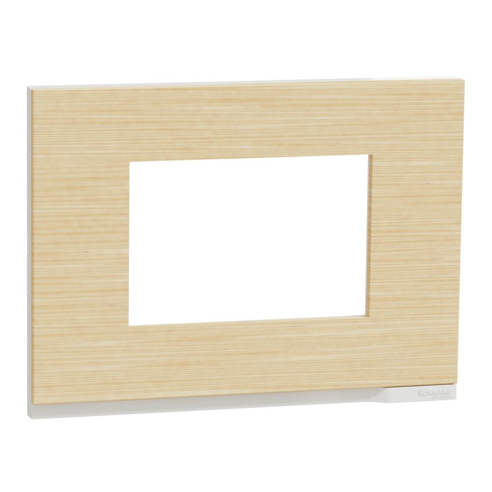 Cover frame, Unica Pure, 1 gang, wood