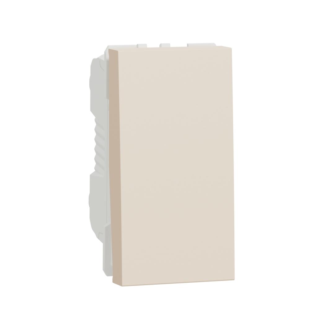 Two way switch, New Unica, 10 A, 1 module, beige