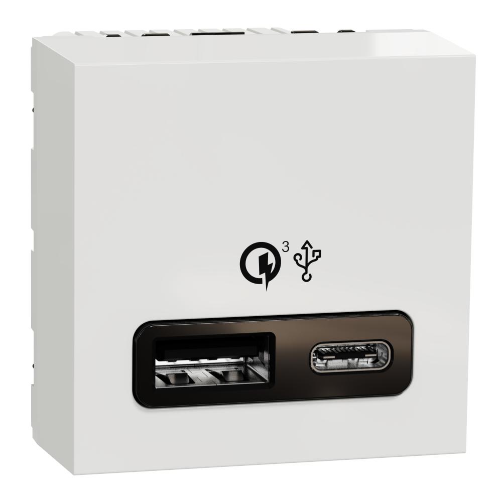 New Unica - Double USB Quick Charge A+C - 18W