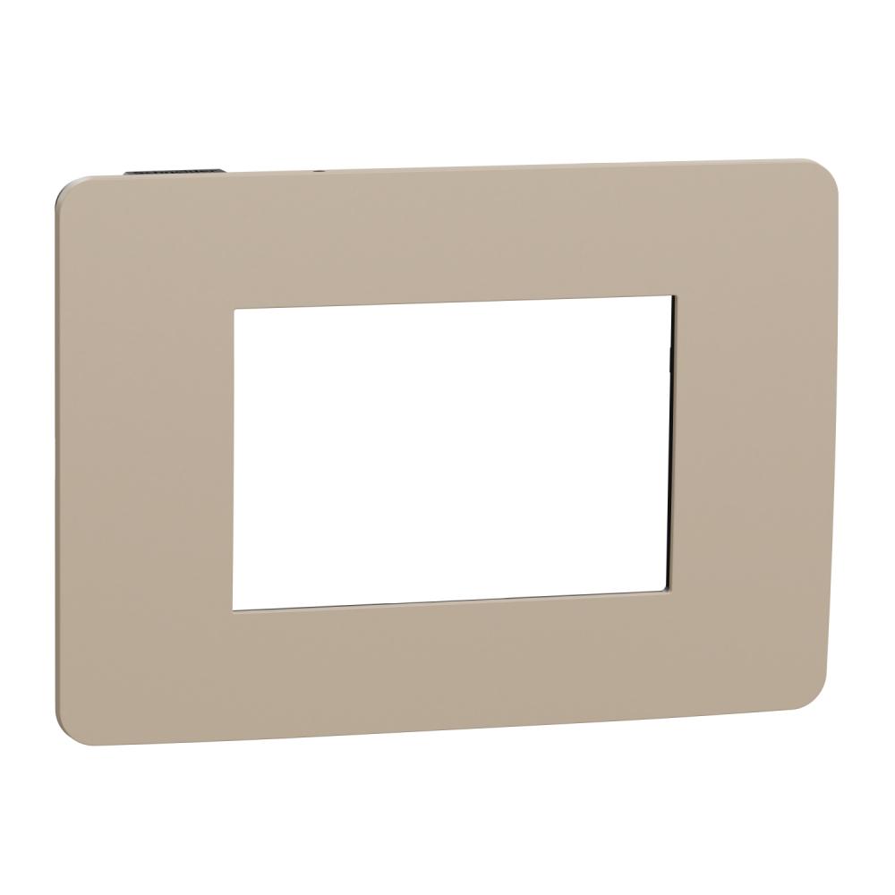 Cover frame, Unica Studio Color, 1 gang, taupe