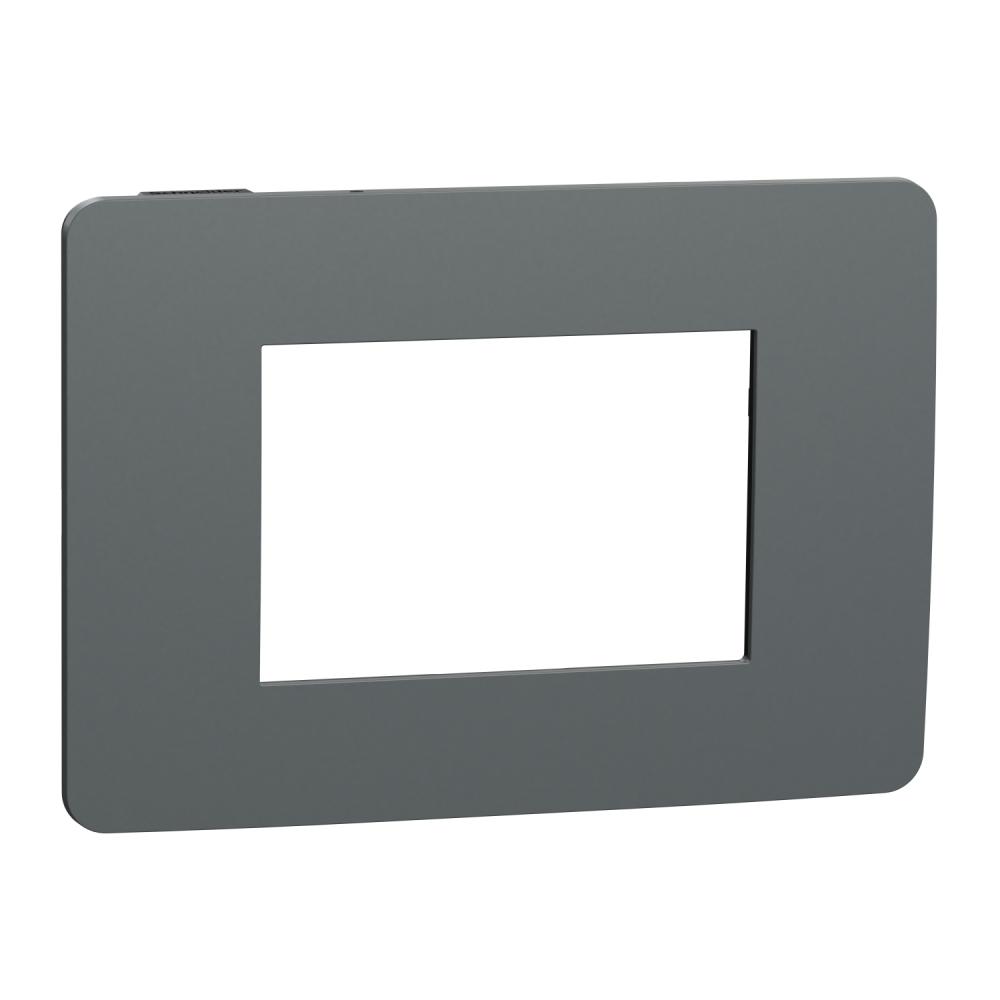 Cover frame, Unica Studio Color, 1 gang, anthracite