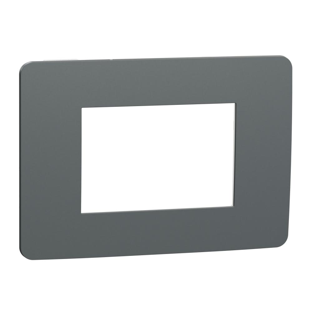 Cover frame, Unica Studio Color, 1 gang, anthracite