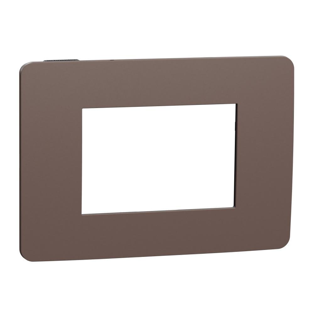 Cover frame, Unica Studio Color, 1 gang, chocolate